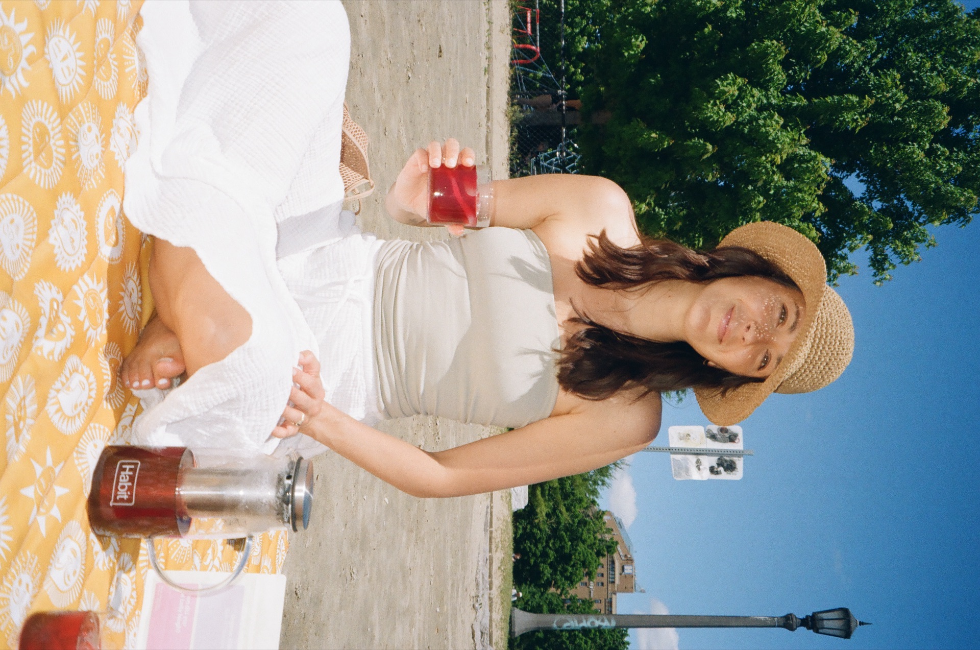 Drink Habit summer campaign, shot on film — frame 2