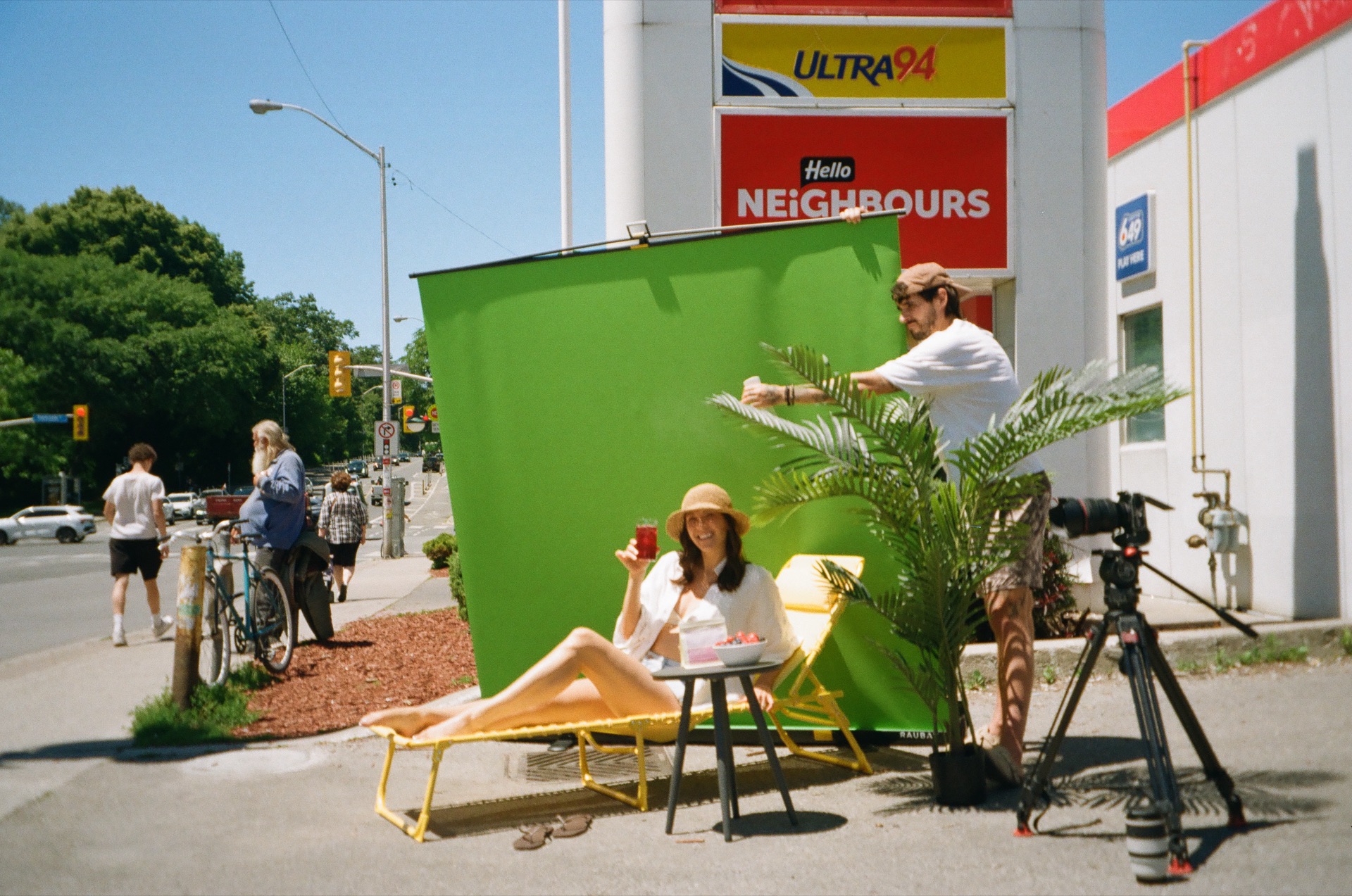 Drink Habit summer campaign, shot on film — frame 4