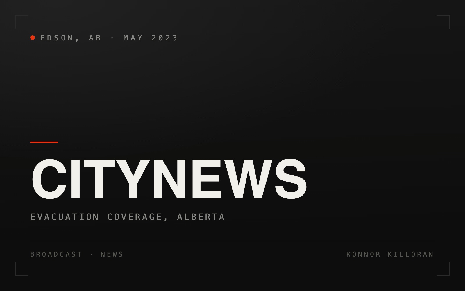 CityNews — Edson Evacuations — CityNews